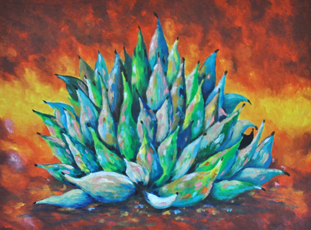 Agave Royale — Oil painting by Judy Sprague