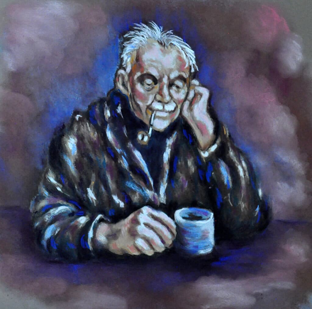 Contemplation — Pastel painting by Judy Sprague