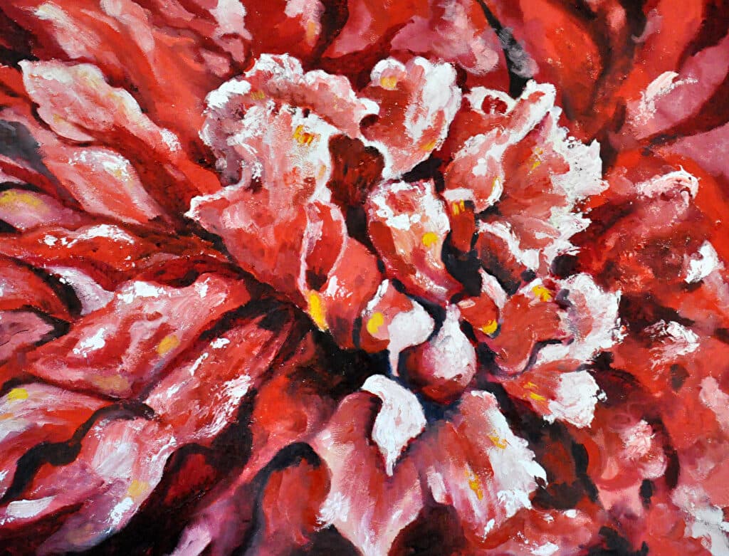Crimson — Oil painting by Judy Sprague