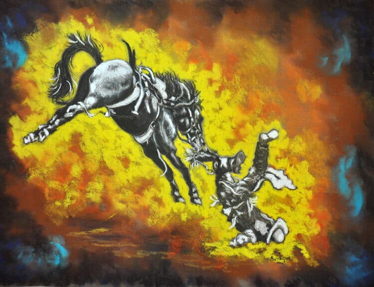 Hello Ground — Pastel painting by Judy Sprague