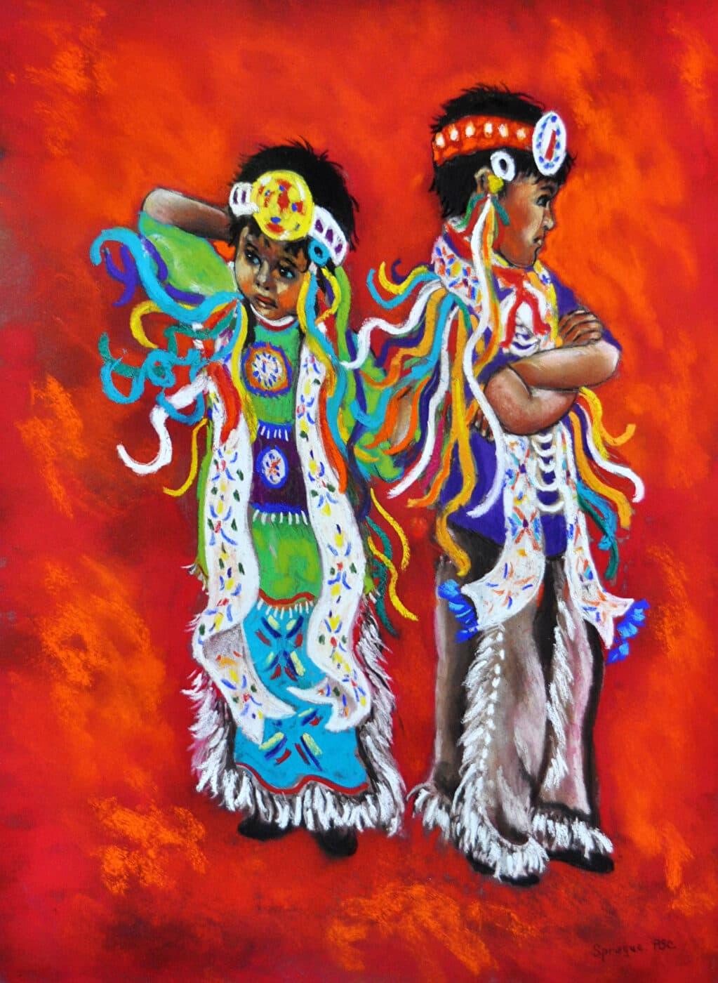 Mixed Feelings — Pastel painting by Judy Sprague