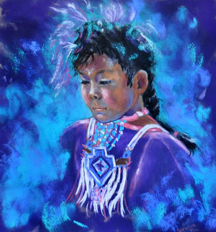 Sweet Innocence — Pastel painting by Judy Sprague