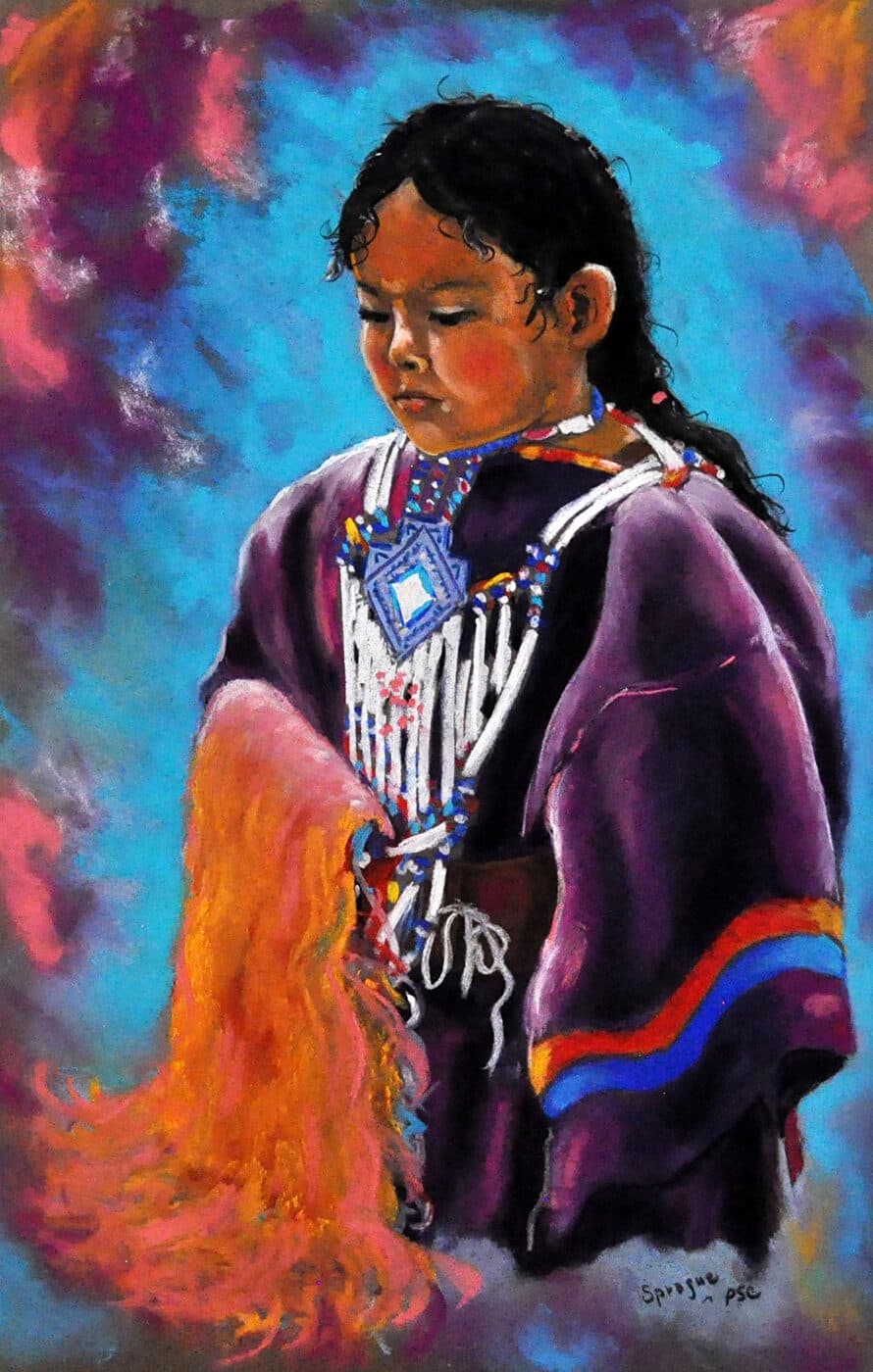 Waiting to Dance — Soft Pastel painting by Judy Sprague